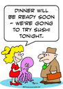 Cartoon: sushi tonight try (small) by rmay tagged sushi,tonight,try